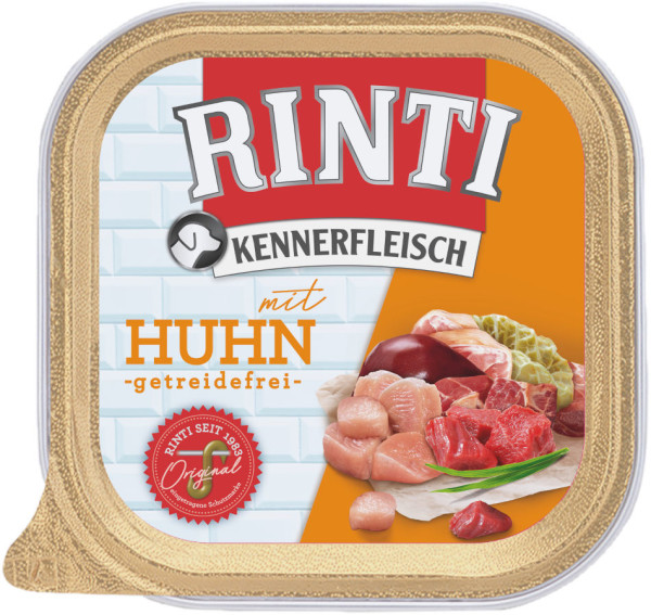 Rinti Kennerfleisch mit Huhn & Reis 300 g