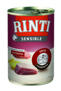 Rinti Sensible Ente, Kartoffel mit H&uuml;hnerleber 400g