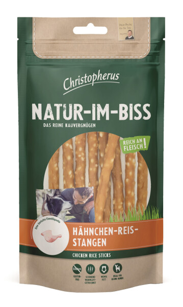 Christopherus Hähnchen Reis Stangen 70 g