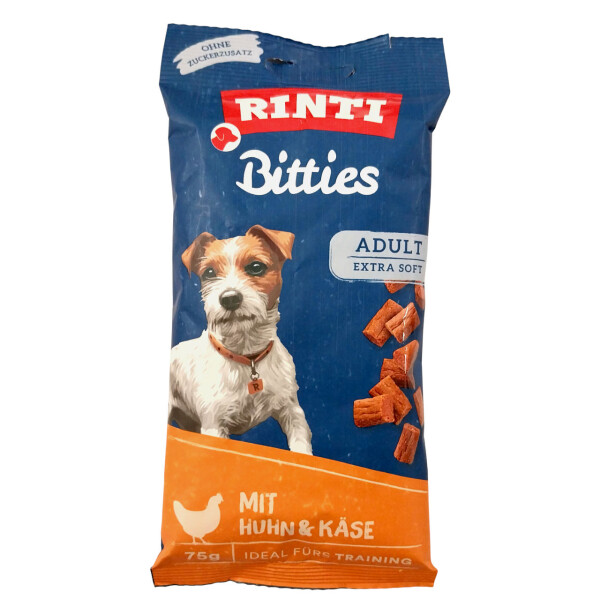 Rinti Bitties adult mit Huhn & Käse 75 g