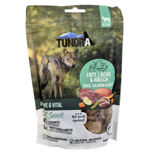Tundra Snacks Ente, Lachs und Hirsch 100 g