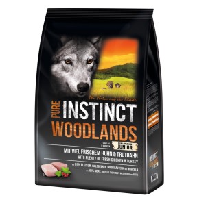 Pure Instinct Woodlands Mini Medium Junior Huhn + Truthahn