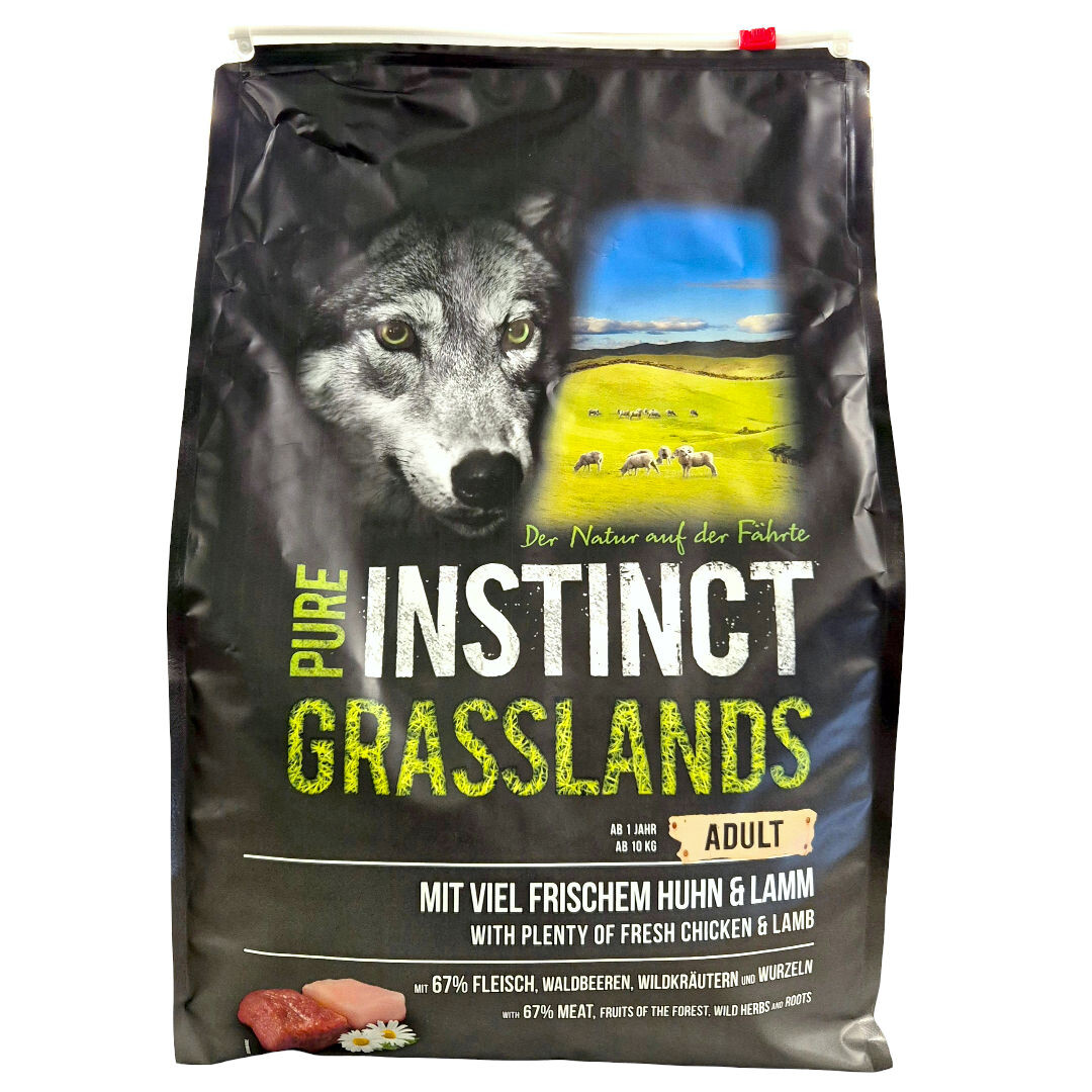 Pure Instinct Grasslands Huhn + Lamm box