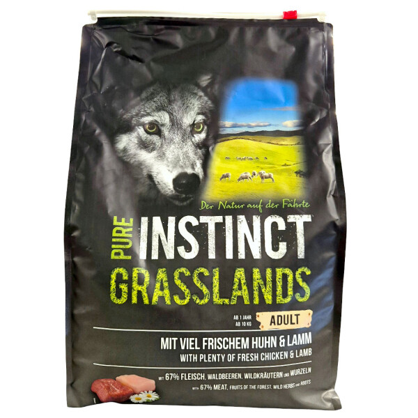 Pure Instinct Grasslands Huhn + Lamm