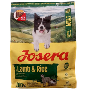 Josera mit Lamm + Reis Adult all sizes 900 g