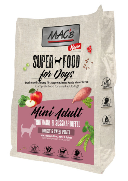 Macs Dog Superfood mono Mini Truthahn