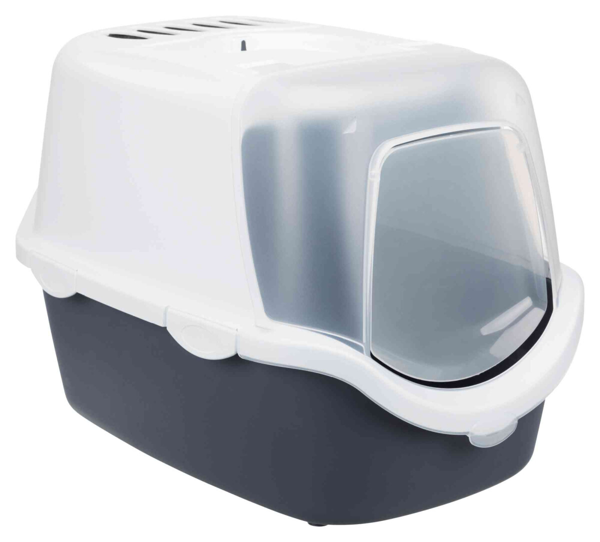 Trixie Katzenklo Vico Open Top blaugrau  box