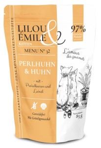 Lilou & Emilie Kitten Perlhuhn + Huhn 85 g