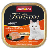 Animonda vom Feinsten Schlemmerkern mit Huhn + Rindfleisch + Karotten 100g