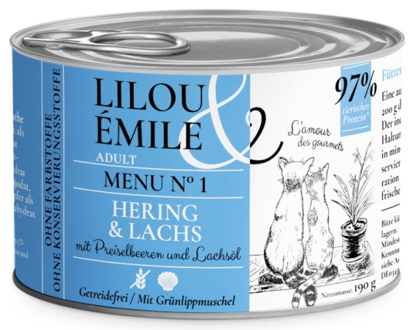 Lilou & Emile Hering + Lachs 190 g