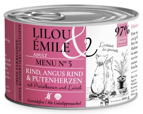 Lilou & Emile Rind, Angus Rind + Putenherzen 200 g