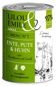 Lilou & Emile Ente + Pute + Huhn 400 g