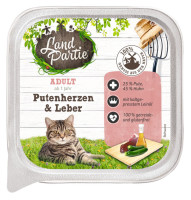 LandPartie Schale Putenherzen + Leber 100 g
