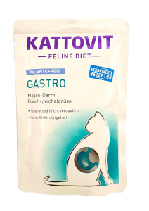 Kattovit Feline Diet Gastro Ente + Reis 85 g