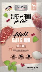 Macs Cat Superfood Kalb & Rind 100 g