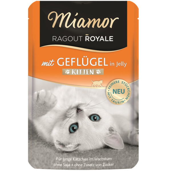 Miamor Ragout Royale Kitten mit Geflügel 100 g