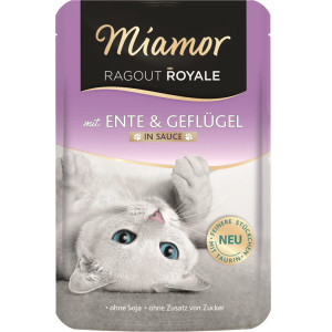 Miamor Ragout Royale mit Ente & Geflügel in...