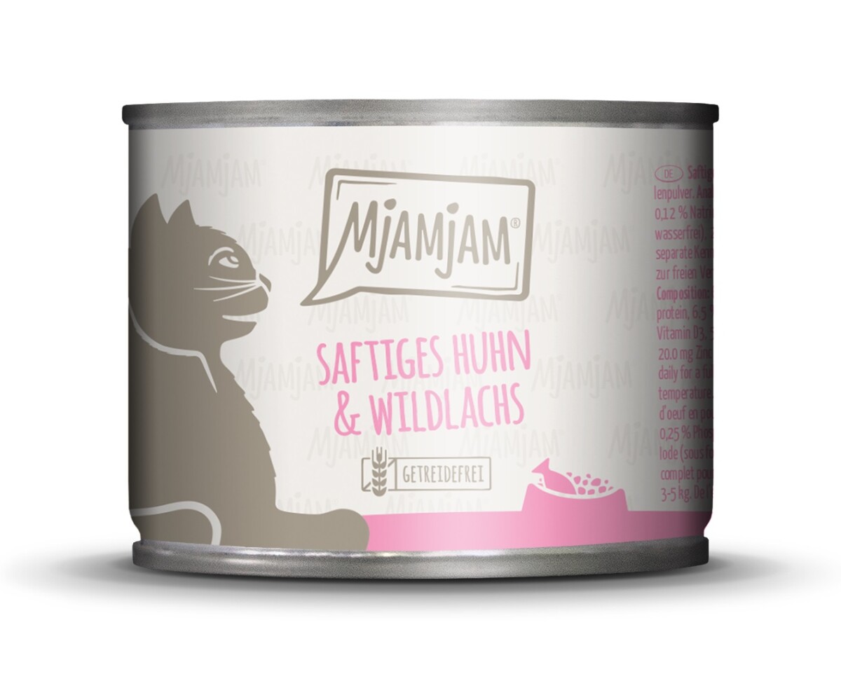 Mjamjam saftiges Huhn + Wildlachs