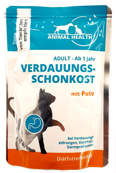 Animal Health Verdauungs Schonkost mit Pute Pouch 85 g