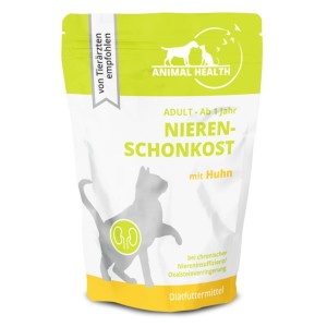 Animal Health Nieren Schonkost mit Huhn Pouch 85g