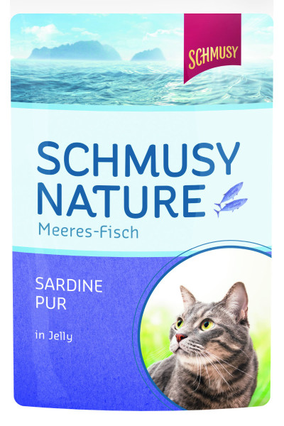 Schmusy Nature Meeres Fisch Sardine pur 100 g