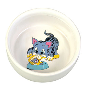 Trixie Katzen Keramiknapf mit Motiv