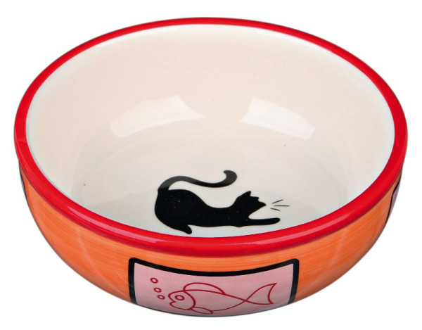 Trixie Katzen Keramiknapf bunt