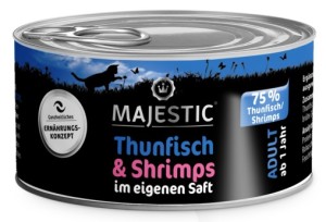 Majestic Thunfisch + Shrimps im eigenen Saft 70 g