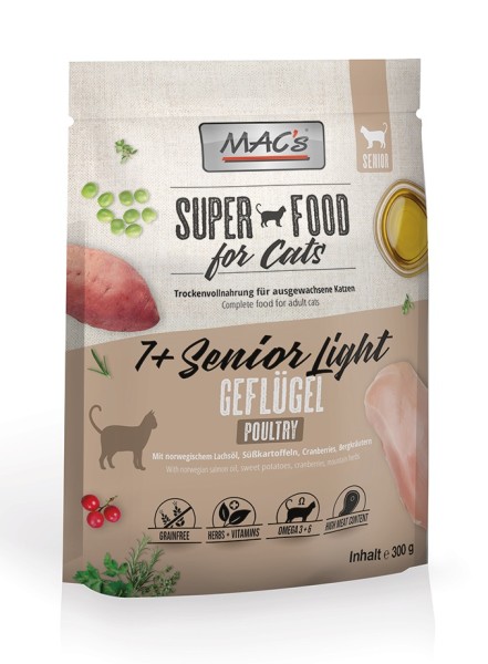 Macs Cat Superfood 7+ Senior Light