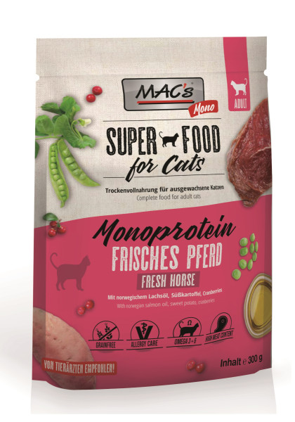 Macs Cat Superfood Mono Pferd