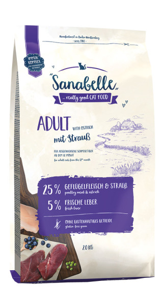 Sanabelle Adult Strau&szlig; 2 kg