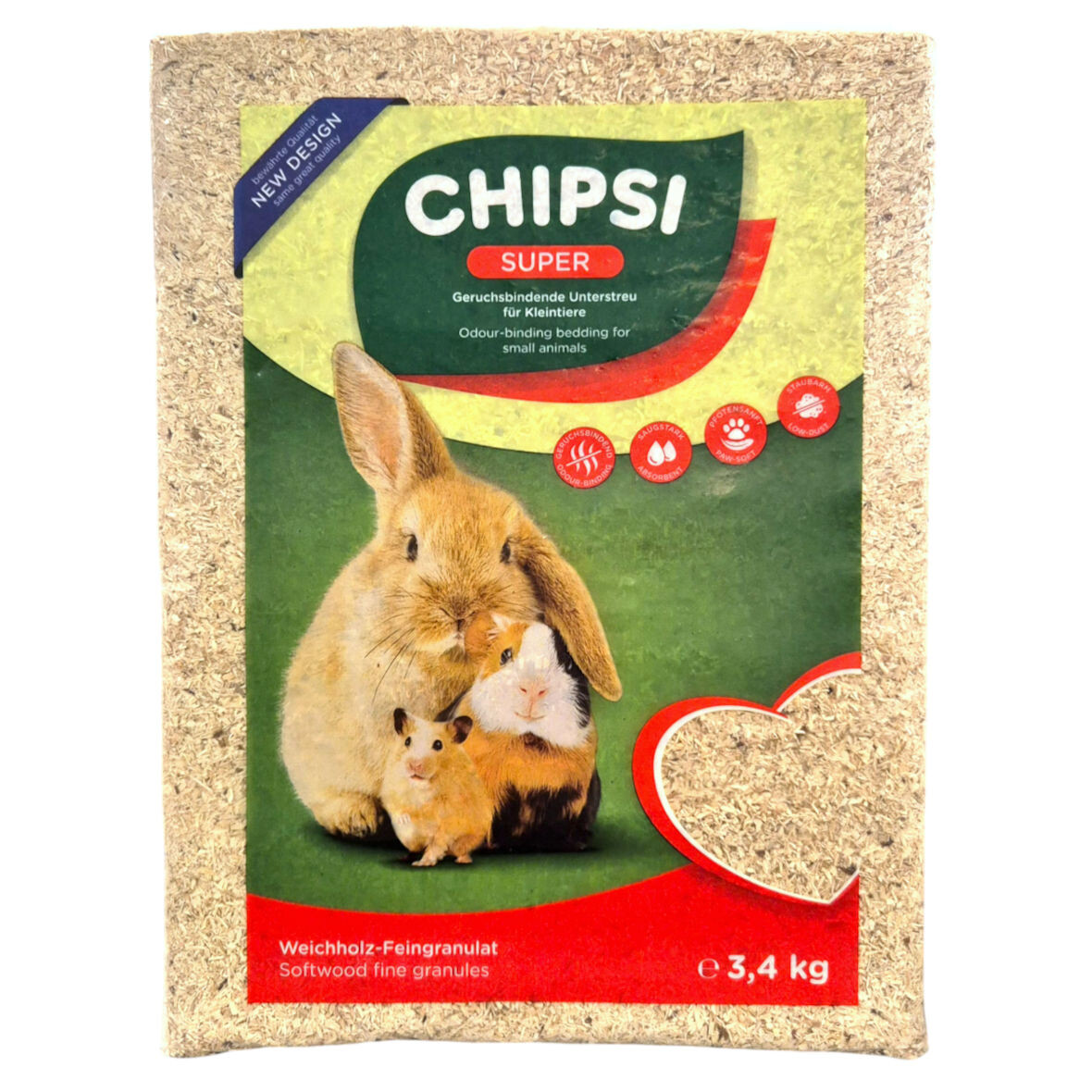 Chipsi Super Weichholz Feingranulat 3,4  box