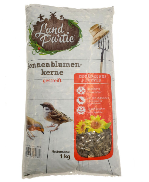 LandPartie Sonnenblumenkerne gestreift