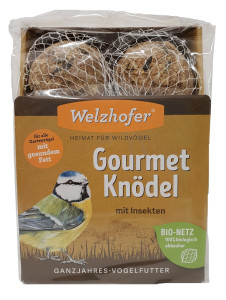 Welzhofer Gourmet Kn&ouml;del mit Insekten 6 St&uuml;ck