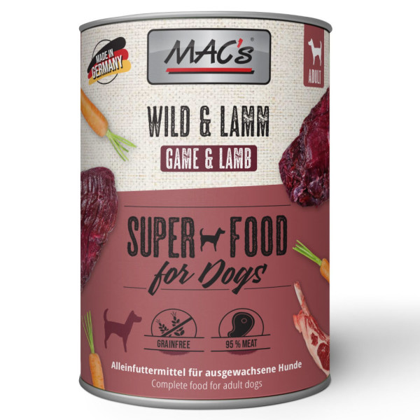 Macs Wild + Lamm 400 g