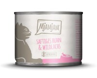 Mjamjam saftiges Huhn + Wildlachs 200 g