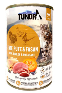 Tundra Cat Ente + Pute + Fasan 400 g