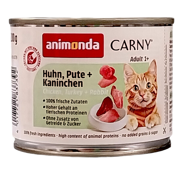 Animonda Carny Adult Huhn, Pute + Kaninchen 200 g