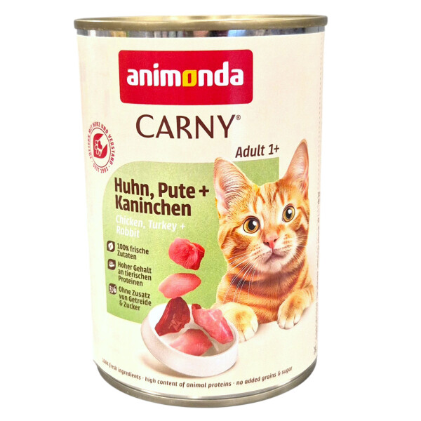 Animonda Carny Adult Huhn, Pute + Kaninchen 400 g
