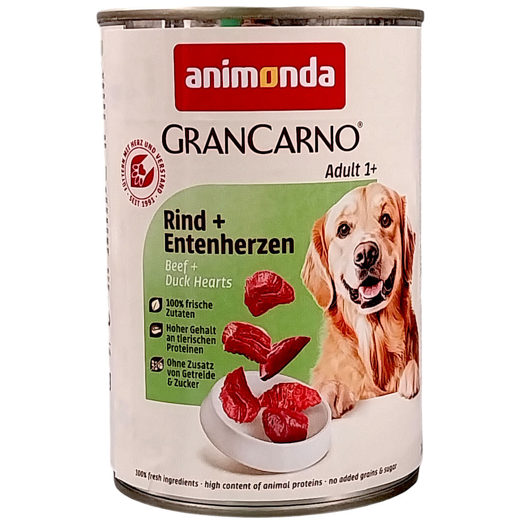 Animonda GranCarno Rind + Entenherzen 40 box