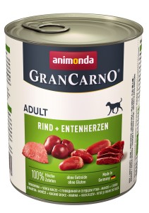 Animonda GranCarno Rind + Entenherzen 800 g