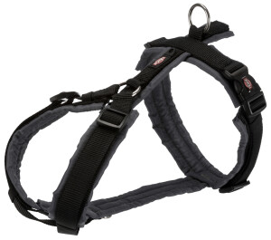 Trixie Premium Trekking Geschirr schwarz grafit