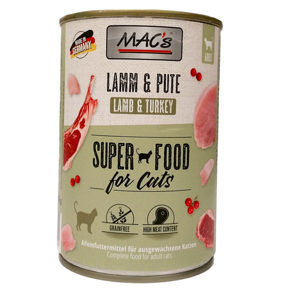 Macs Cat Lamm & Pute 400 g