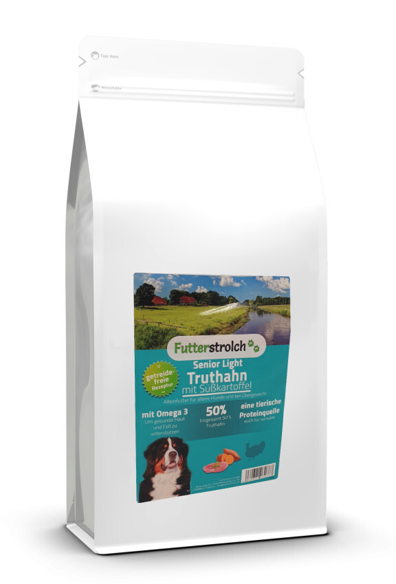 Futterstrolch Senior / Light Truthahn +  box
