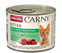 Animonda Carny Kitten Rind, Huhn + Kaninchen 200 g
