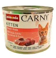 Animonda Carny Kitten Rind, Putenherzen 200 g