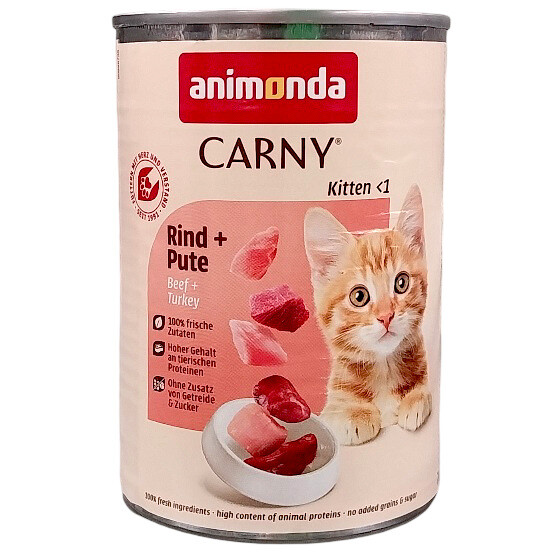 Animonda Carny Kitten Rind + Pute 400 g box