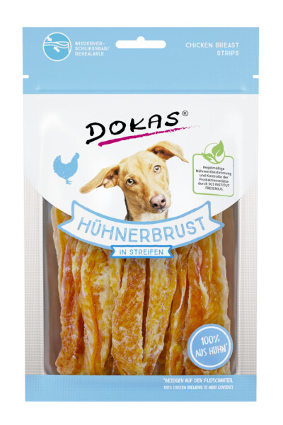 Dokas Hühnerbrust in Streifen 70 g