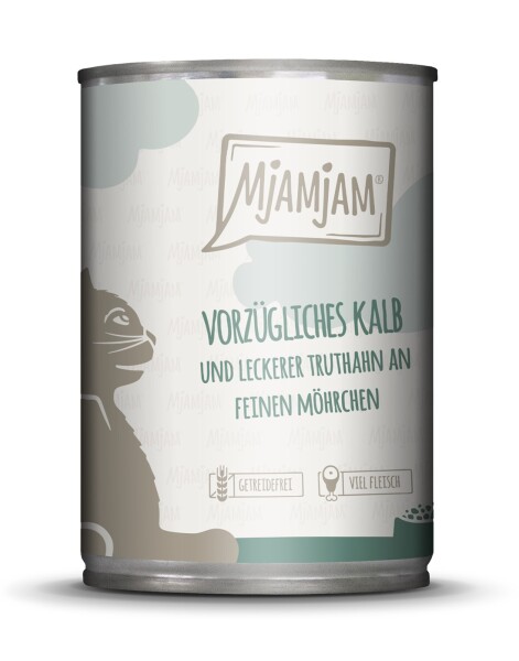 Mjamjam vorzügliches Kalb + Truthahn 400 g