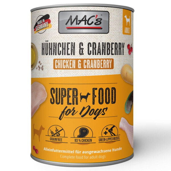 Macs Hühnchen & Cranberry SuperFood 400 g